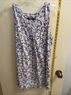 Ralph Lauren tunic sleeveless shirt or mini dress size medium